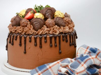 Completed Chocolate Layer Cake