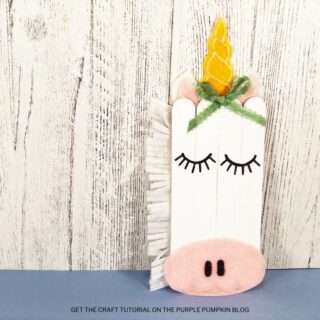 Craft Tutorial for Popsicle Stick Unicorn