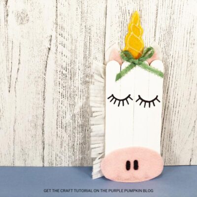 Craft Tutorial for Popsicle Stick Unicorn