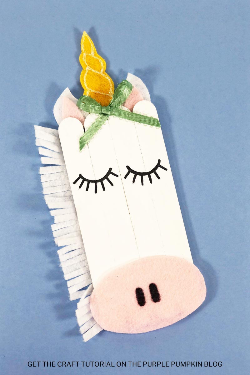 Cute Popsicle Stick Unicorn Craft for Kids