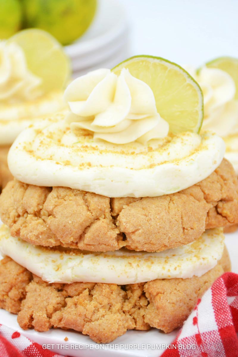 Frosted Key Lime Pie Cookies