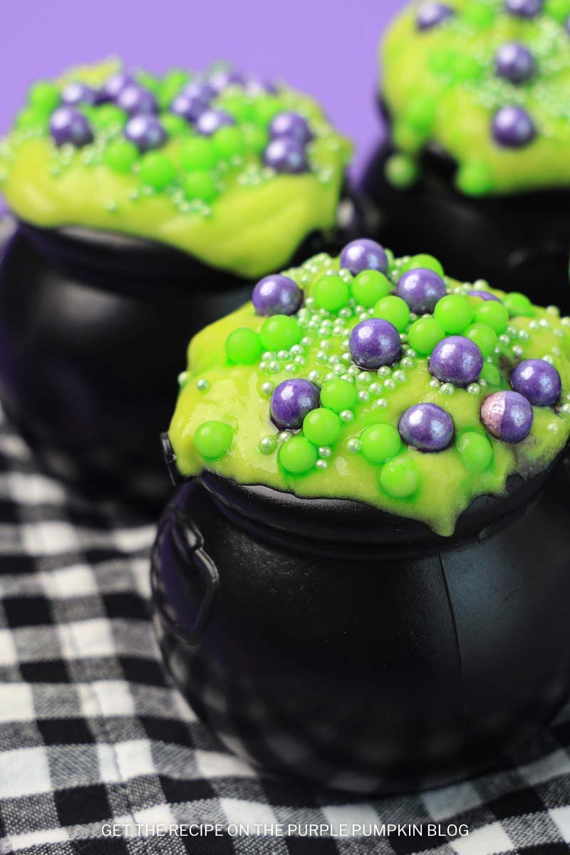 Hocus Pocus Cauldron Pudding Cups Halloween Recipe