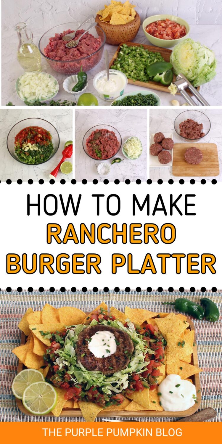 How to Make Ranchero Burger Platter