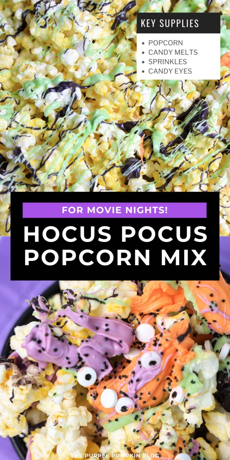 Ingredients Needed to Make Hocus Pocus Popcorn
