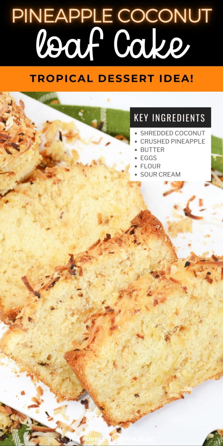 Key Ingredients for Pineapple Coconut Loaf Cake
