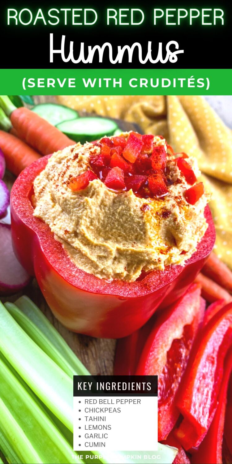 Key Ingredients for Roasted Red Pepper Hummus