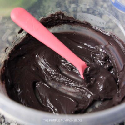 Melted Black Candy Melts