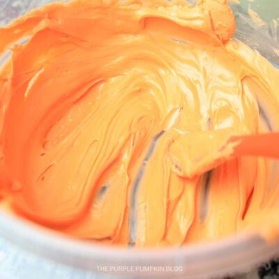 Melted Orange Candy Melts
