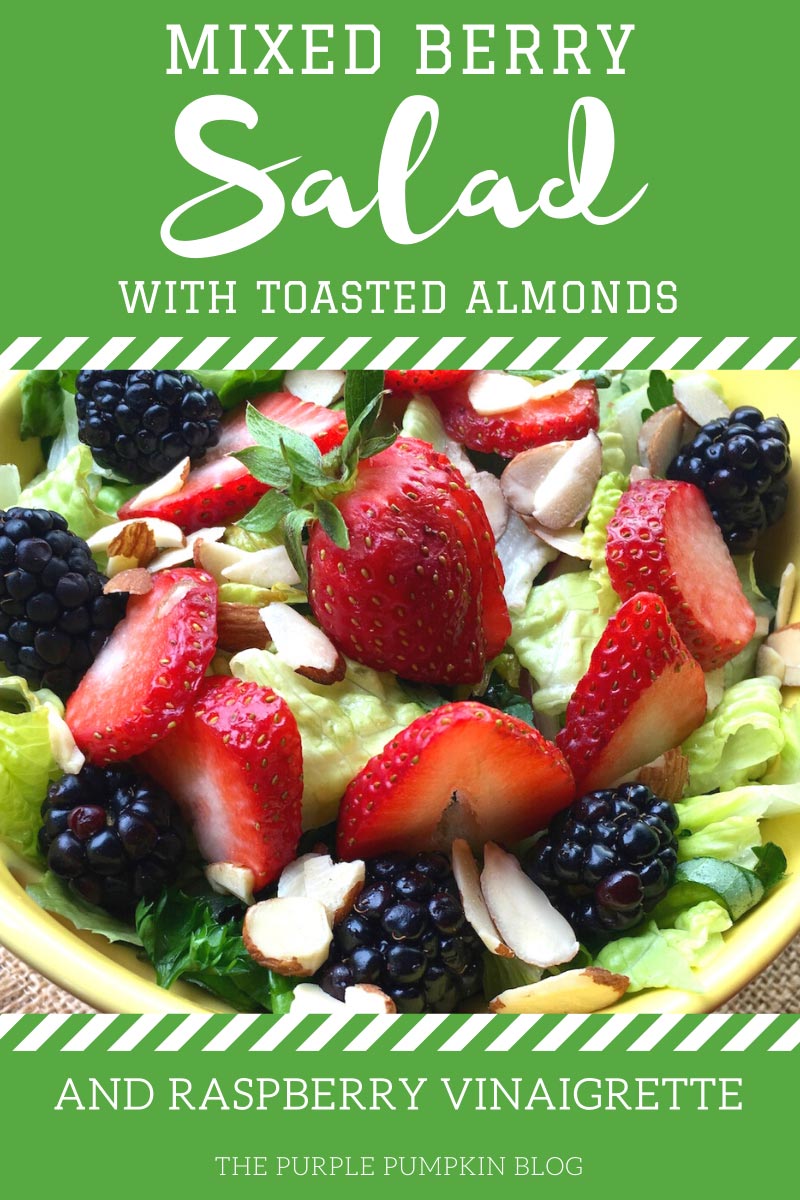 Mixed Berry Salad with Toasted Almonds and Raspberry Vinaigrette
