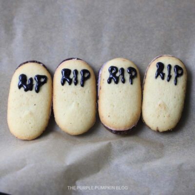 Piping RIP on Milano Cookies