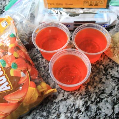 Pouring Jello into Cups