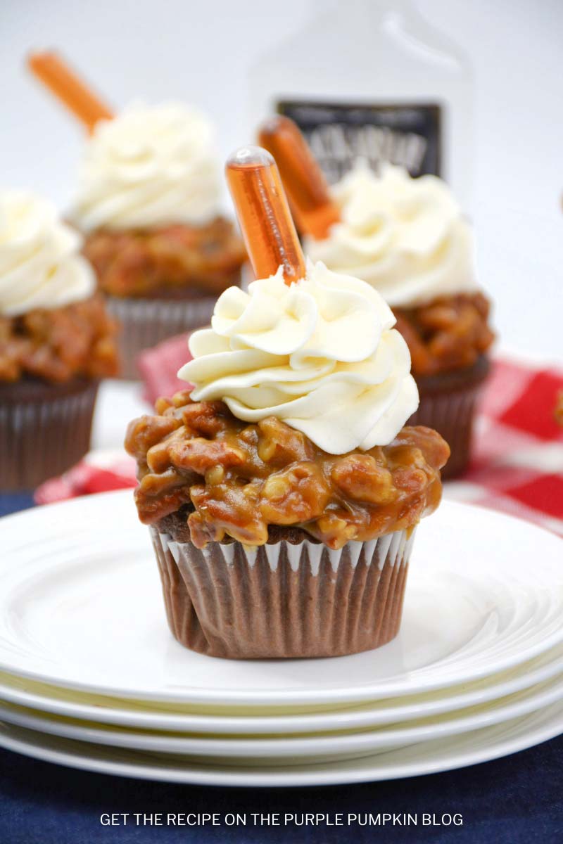 Recipe for Chocolate Whisky Pecan Cupcakes