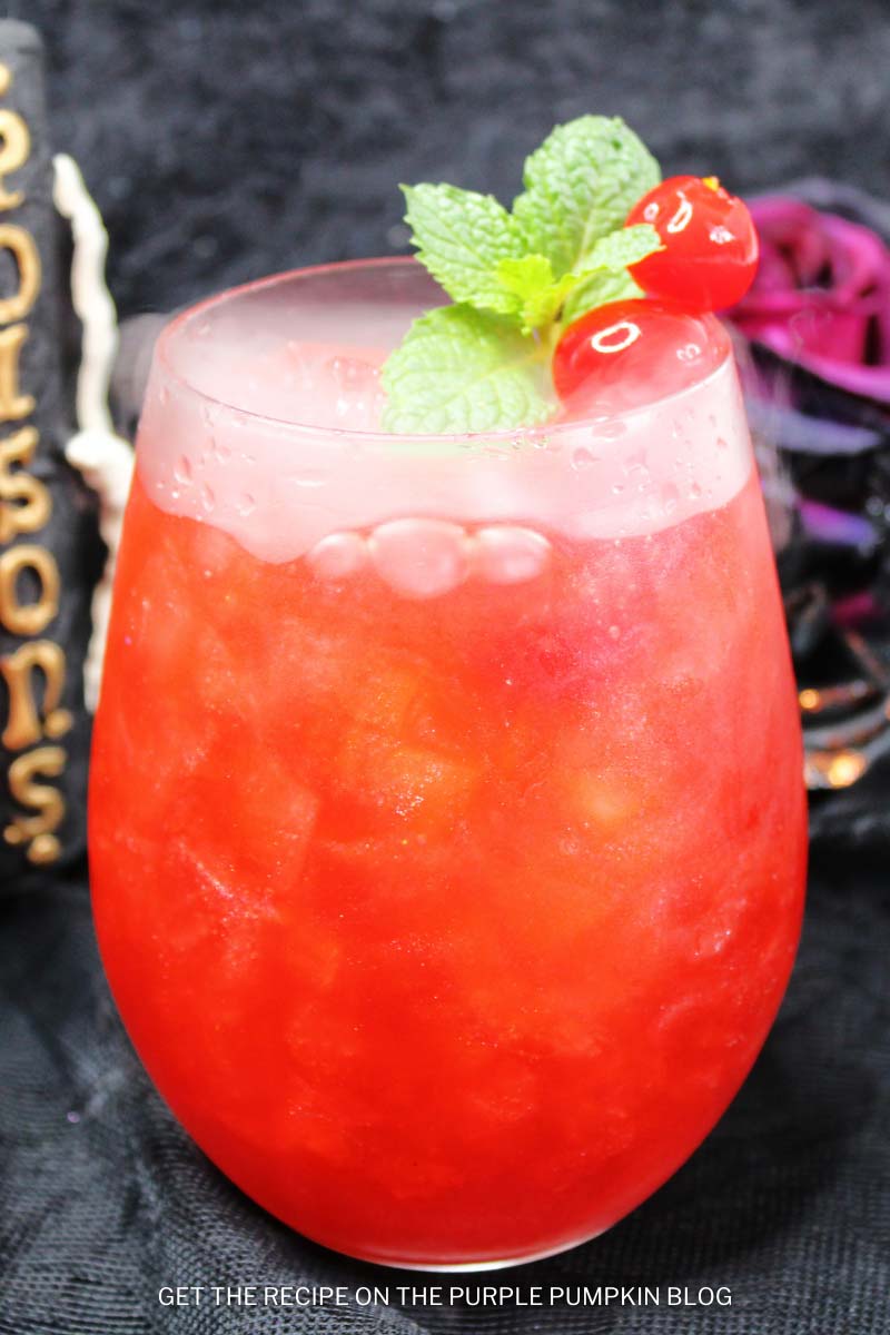 Red Halloween Cocktail (Hocus Pocus Mary Sanderson!)