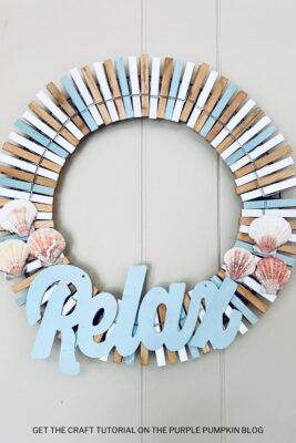 Seashell Coastal Wreath Craft