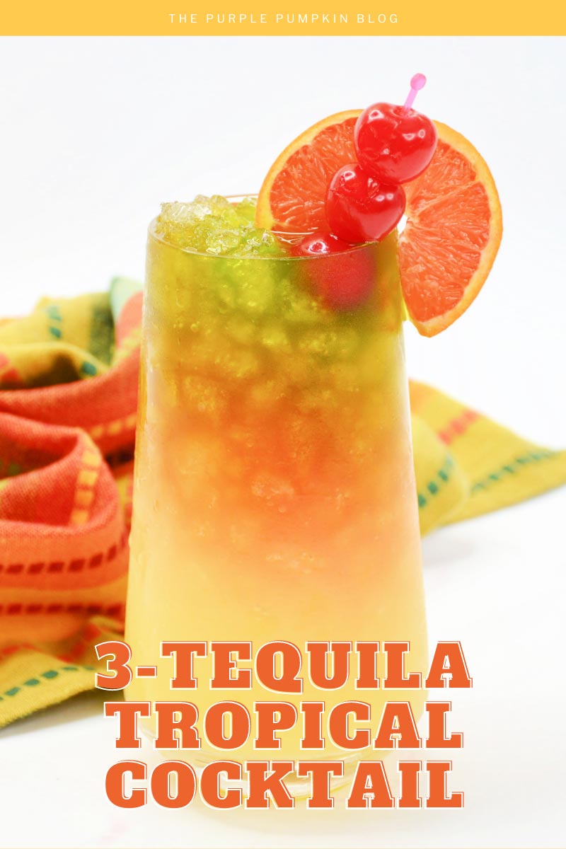 3-Tequila Tropical Cocktail