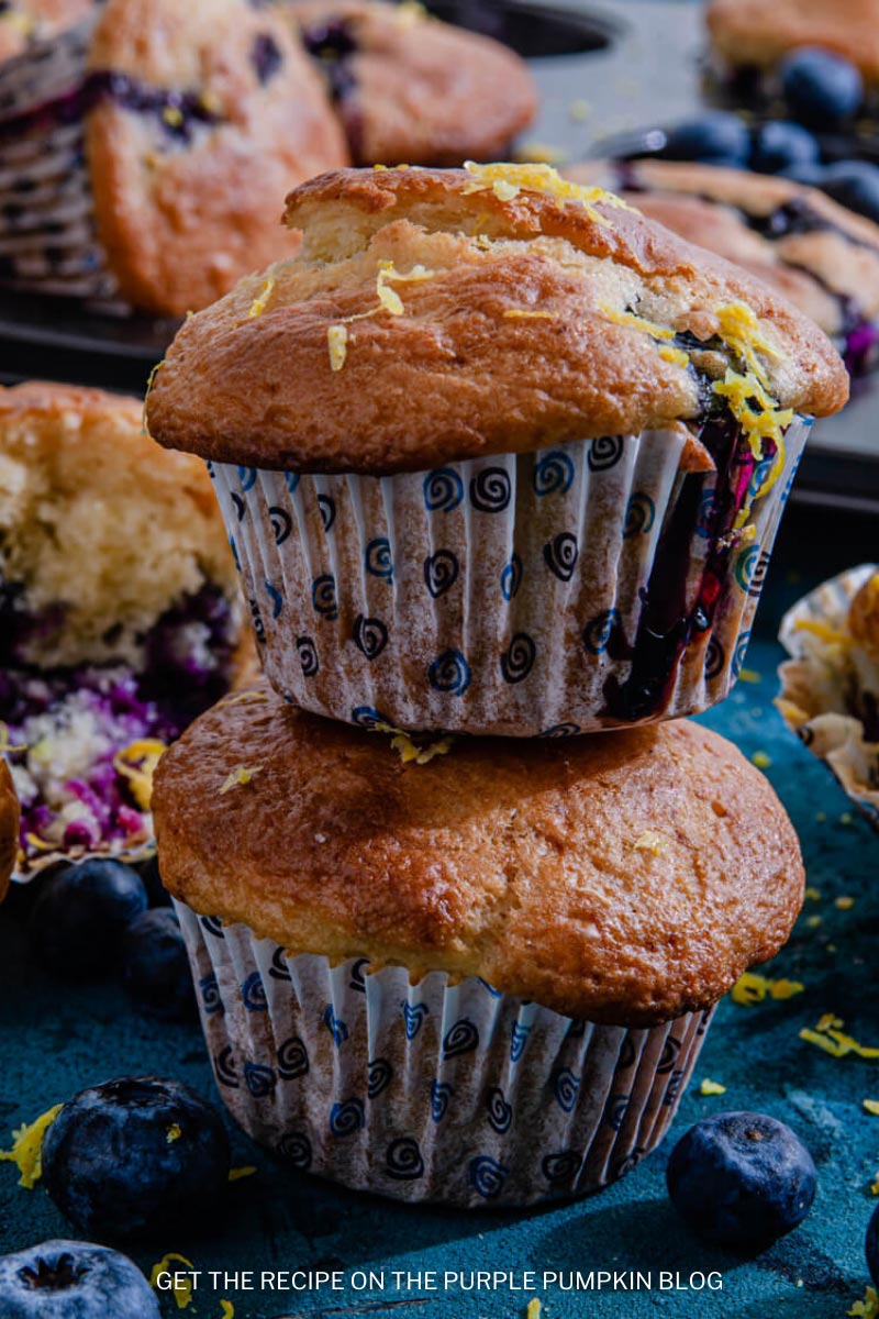 Afternoon Tea Recipe for Blueberry Lemon Muffins