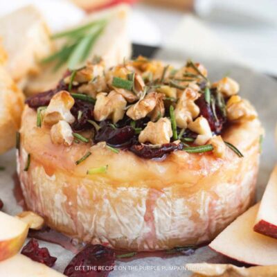 Baked Brie with Cranberries and Walnuts Recipe