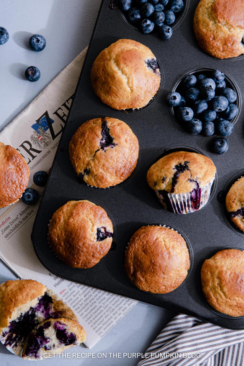 Blueberry Lemon Muffins Bake Sale Recipe