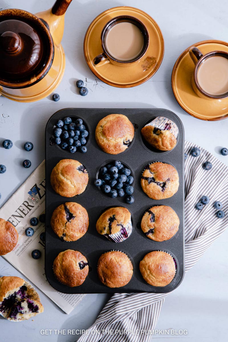 Blueberry Lemon Muffins to Make for Afternoon Tea