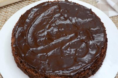 Chocolate Frosting on Cake Layer