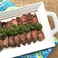 Flank Steak with Chimichurri Recipe