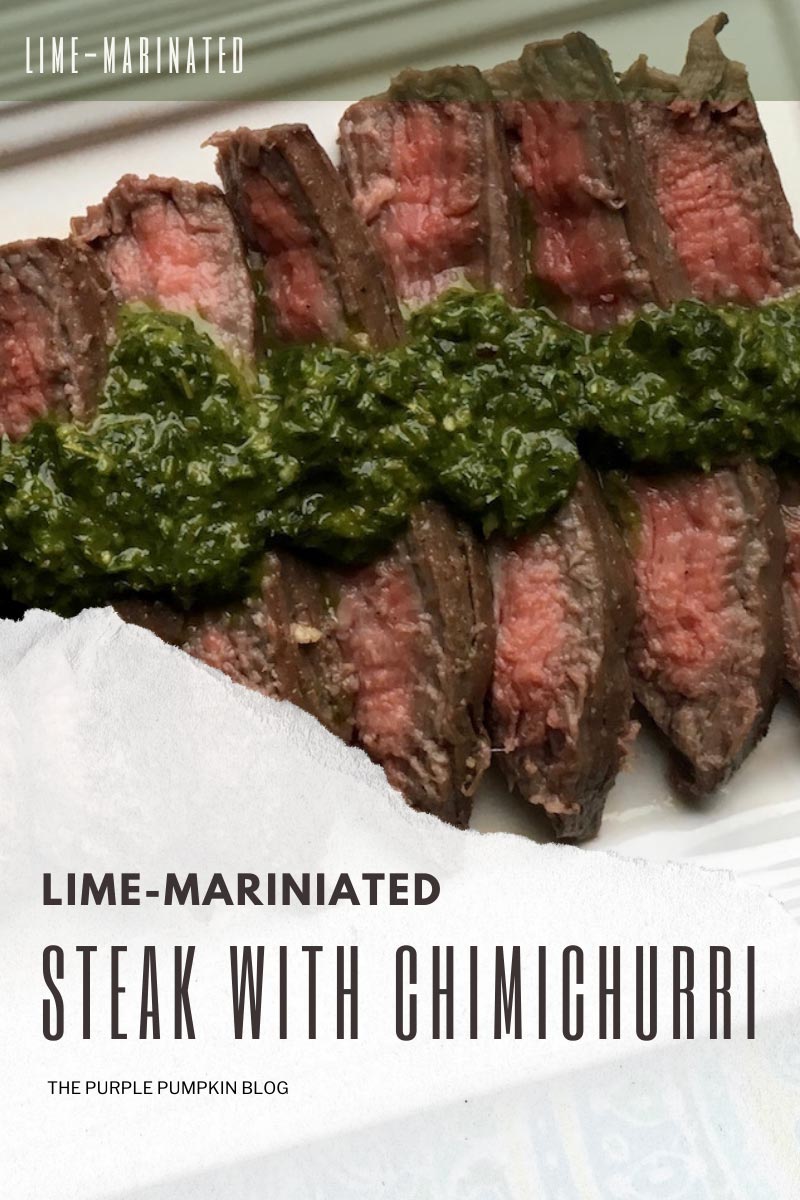Lime-Marinated Steak with Chimichurri