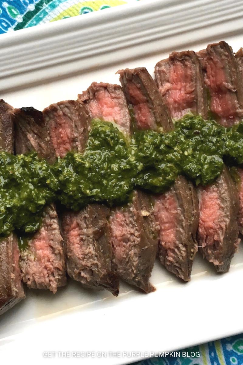 Recipe for Flank Steak with Chimichurri Sauce