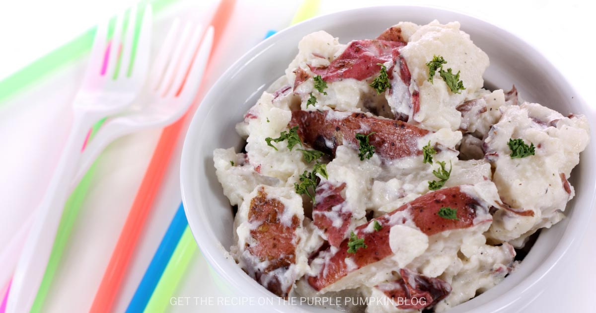 Creamy Red Potato Salad with Fresh Herbs For Barbecues or Picnics!