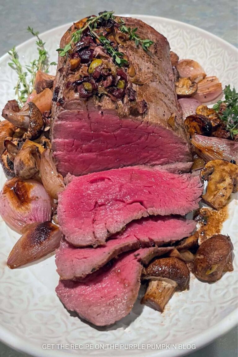 Balsamic Roast Beef Tenderloin with Olive Tapenade