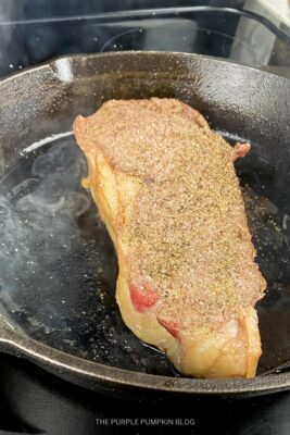 Steak in Skillet