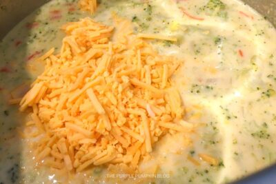 Adding Cheese to Pot
