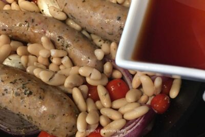 Beans Added To Skillet