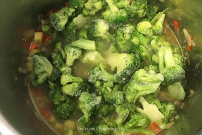 Broccoli Added to Pot