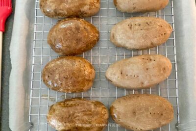 Potato Skins on Wire Rack