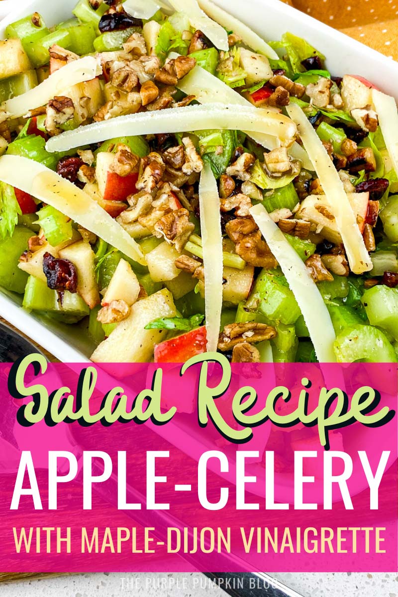 Salad Recipe - Apple-Celery with Maple-Dijon Vinaigrette