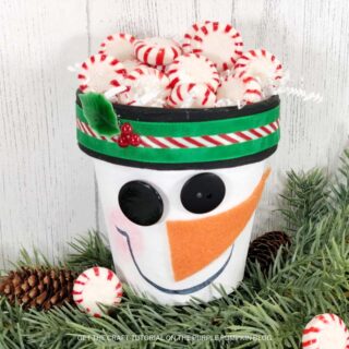 Snowman Flowerpot Craft Idea