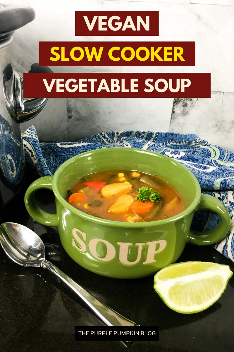 Vegan Slow Cooker Vegetable Soup