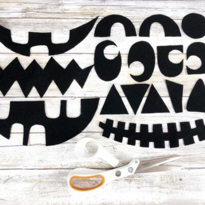 All the Cut Jack-o-lantern Pattern Pieces