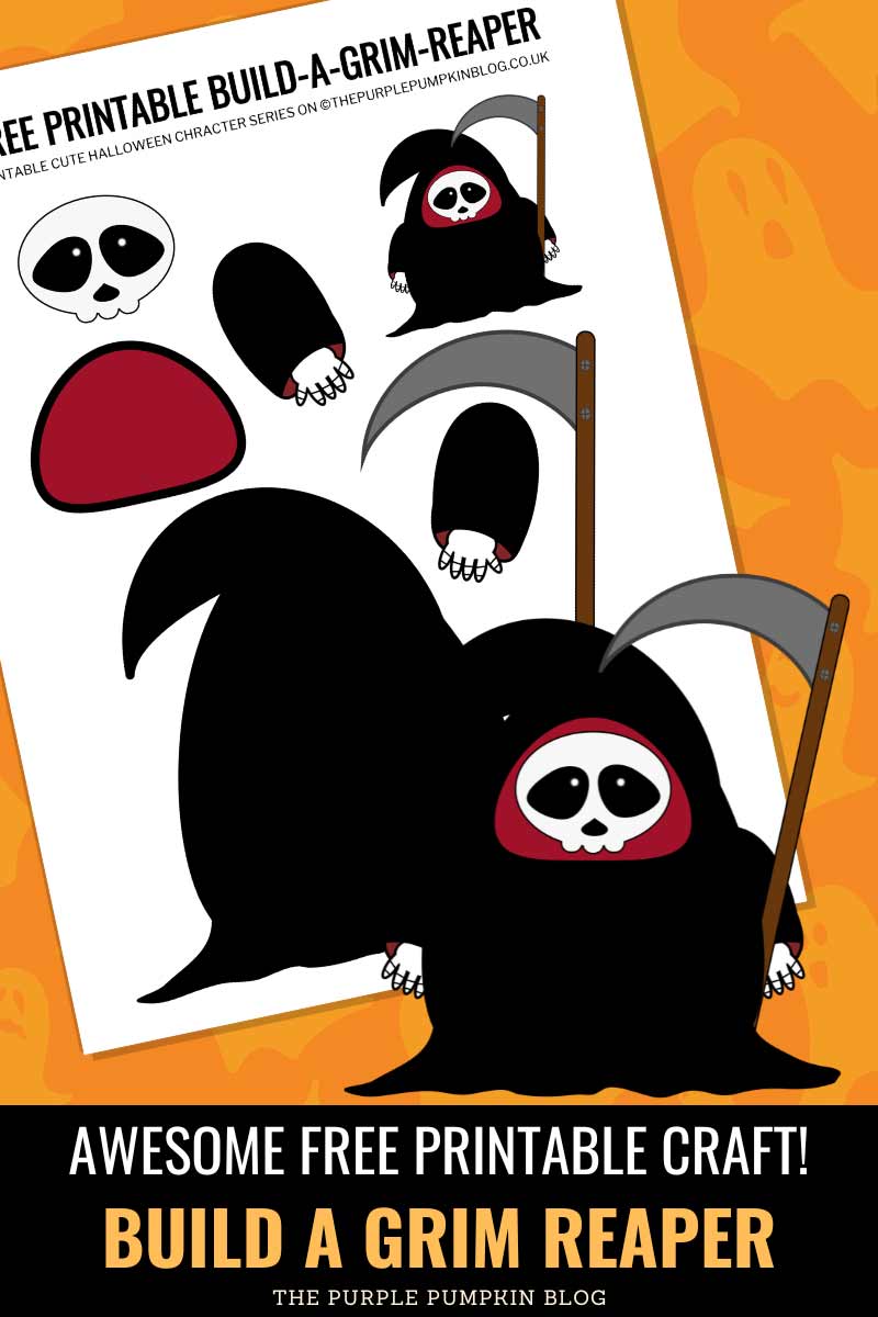 Awesome Free Printable Craft! Build a Grim Reaper