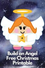 Free Printable Build A Paper Angel Template Christmas Papercraft