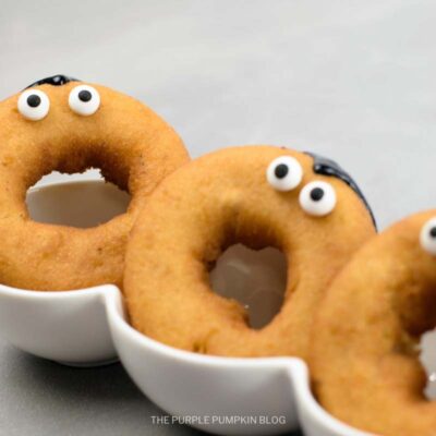 Candy Eyes Added To Doughnuts