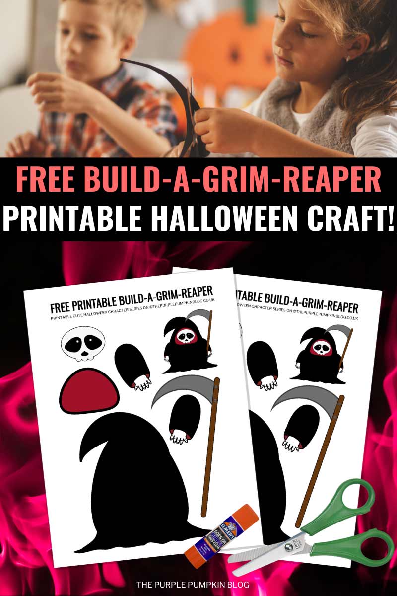 Free Build-A-Grim-Reaper Printable Halloween Craft!