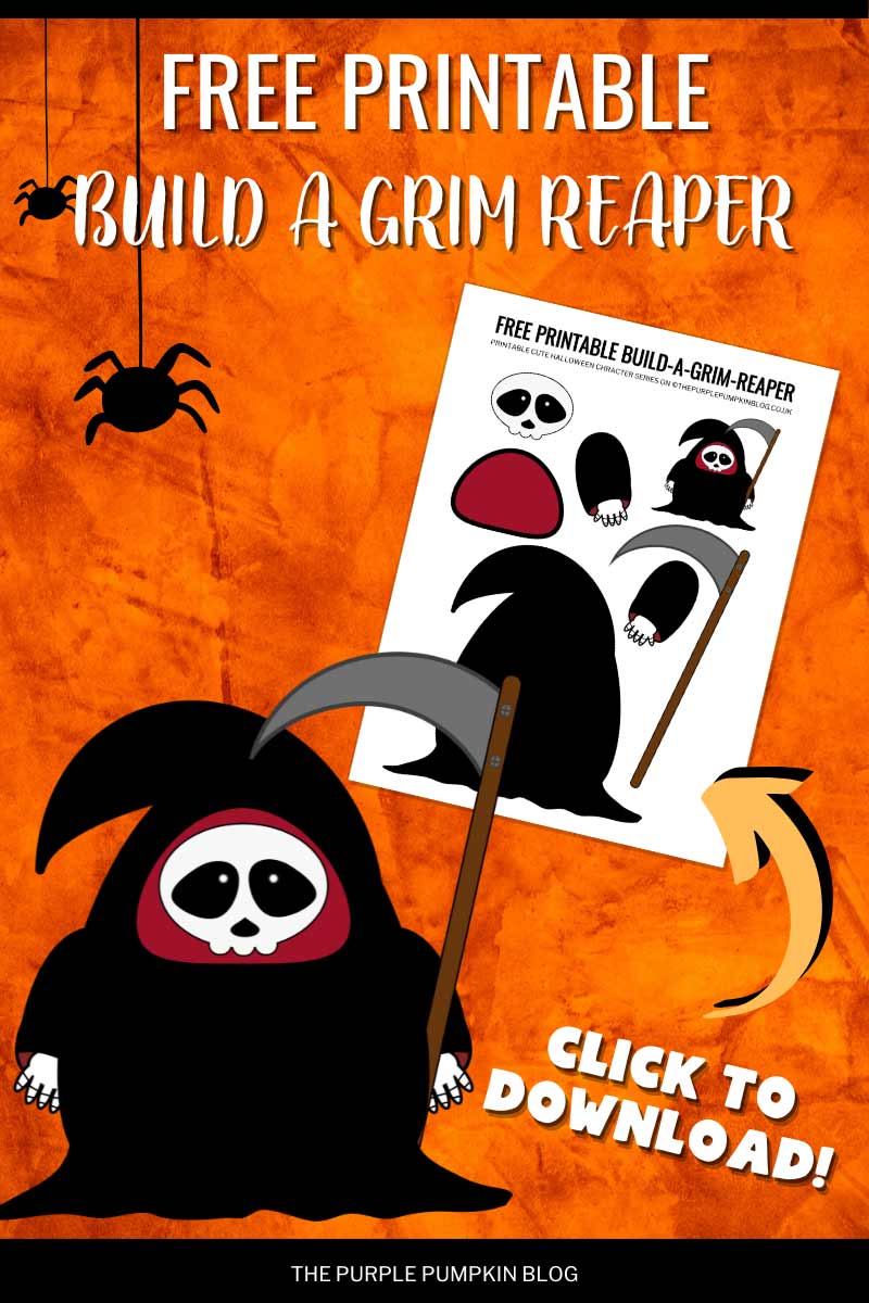 Free Printable Build a Grim Reaper (Click to Download!)