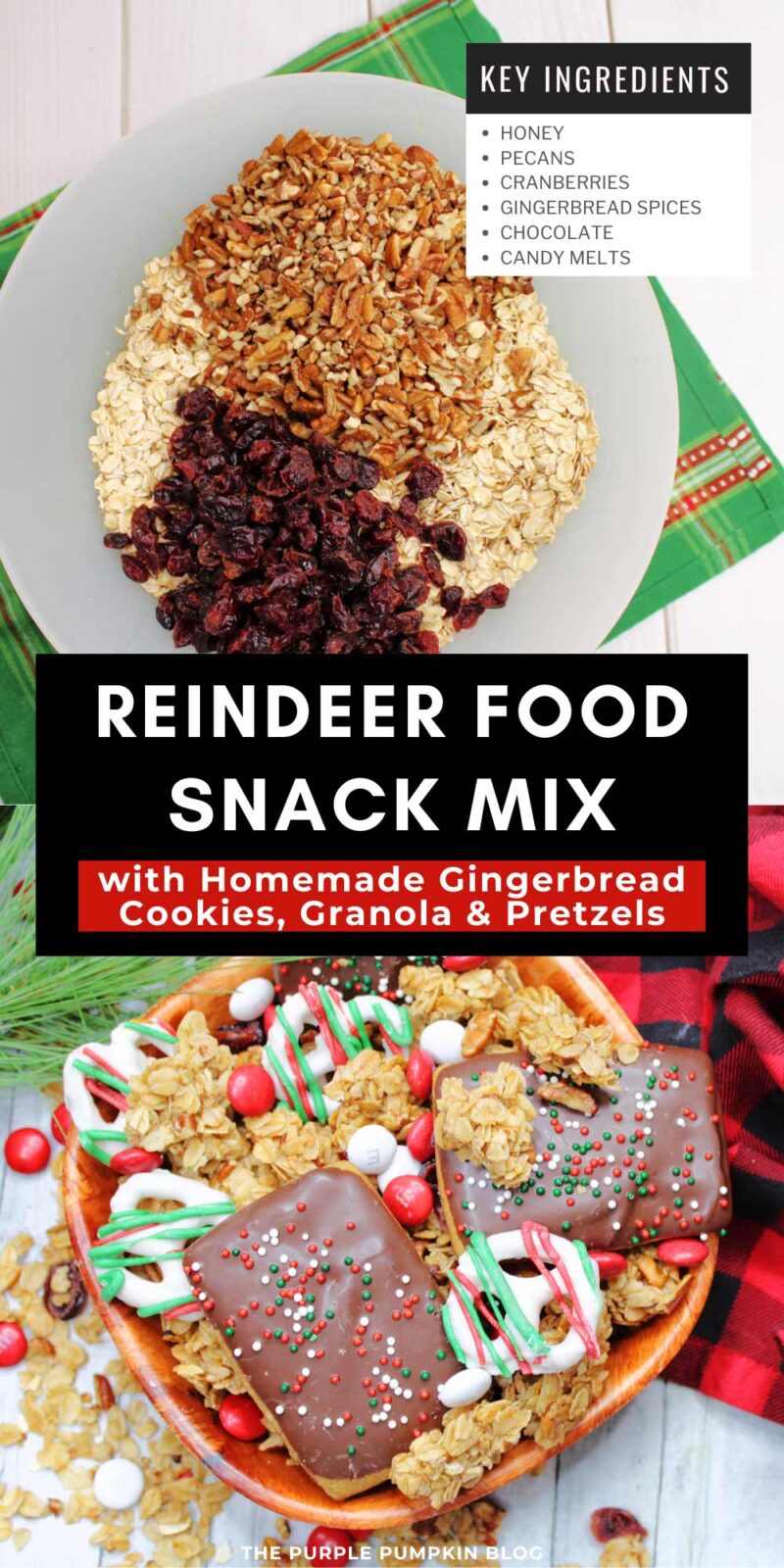 Ingredients Needed for Reindeer Food Snack Mix