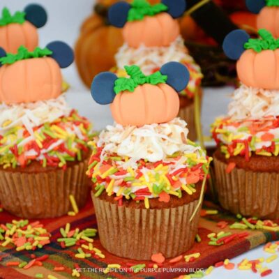 Mickey Mouse Pumpkin Cupcakes Recipe