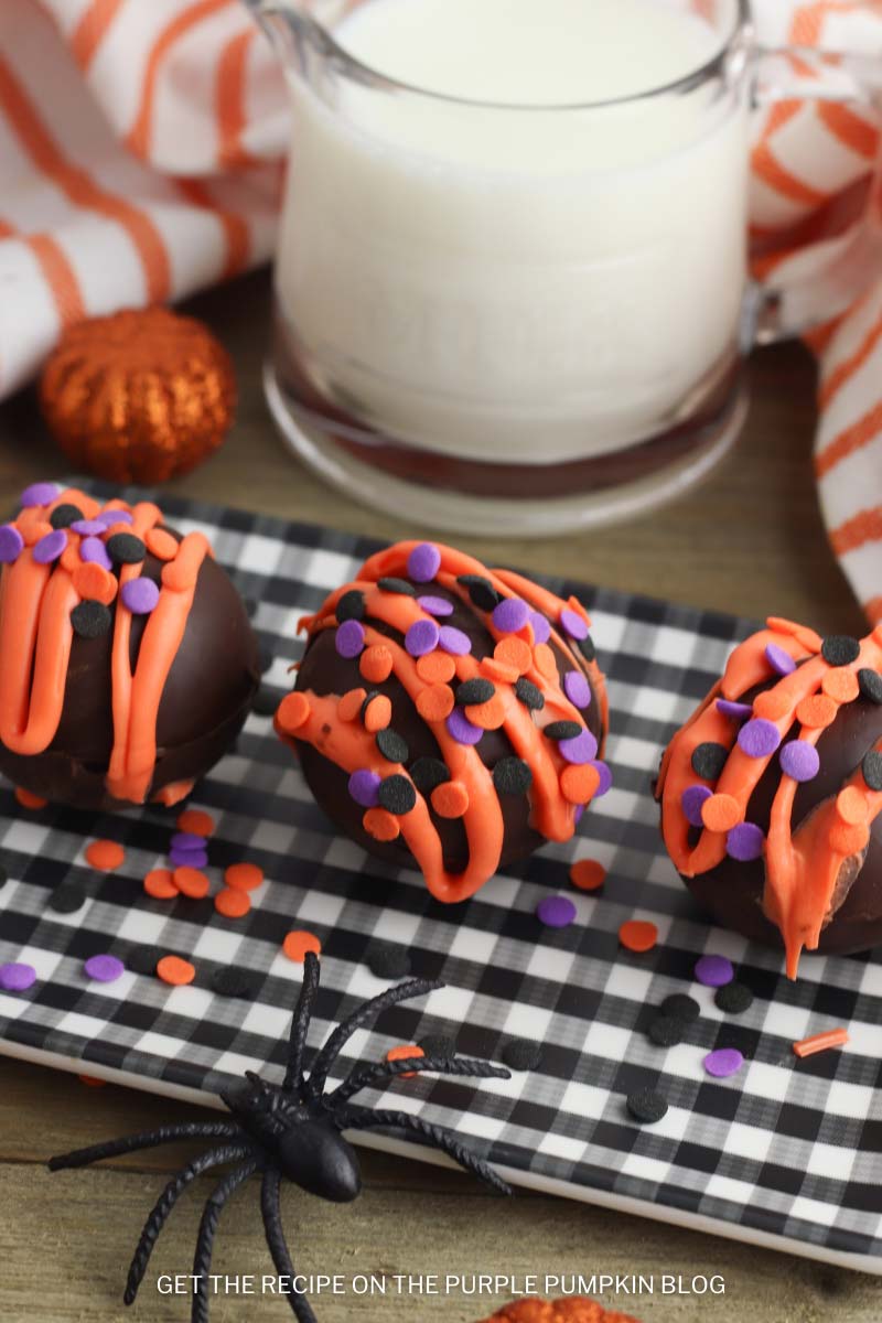 Simple to Make Halloween Hot Cocoa Bombs