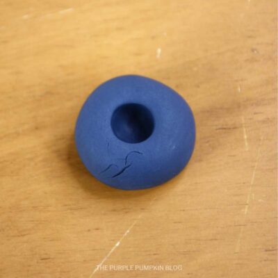 Small Hole Made in Fondant
