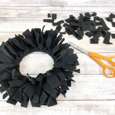 Tidying Long Ends of Wreath