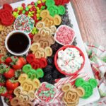 Christmas Mickey Waffles Breakfast Charcuterie Board