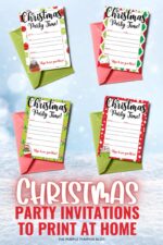 Free Printable Christmas Party Invitations
